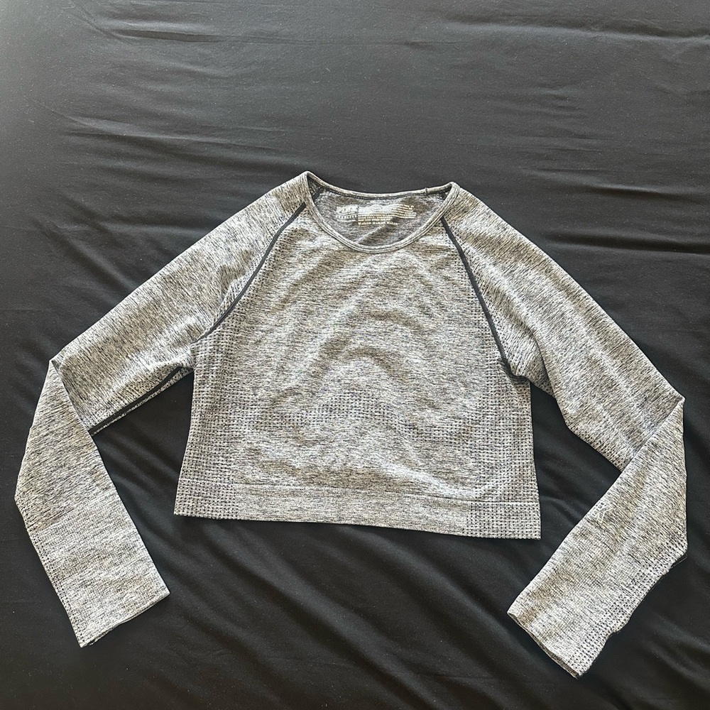 PINK Victoria's Secret Gray Crop Top